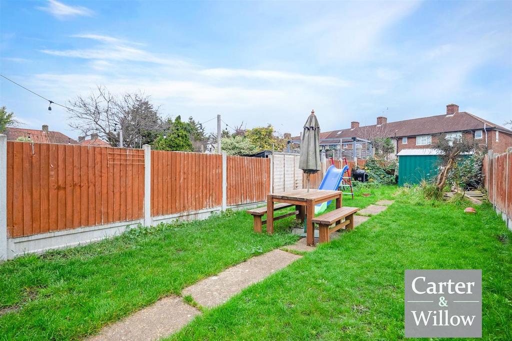Private rear garden