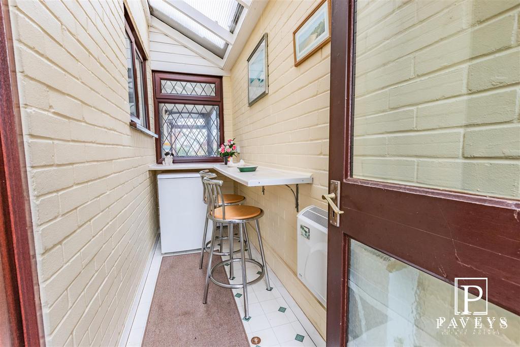 Rear porch