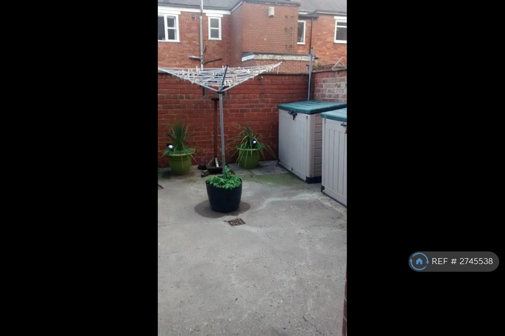Back Yard With Storage