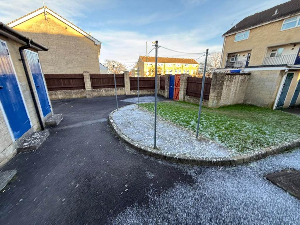 Outside area behind