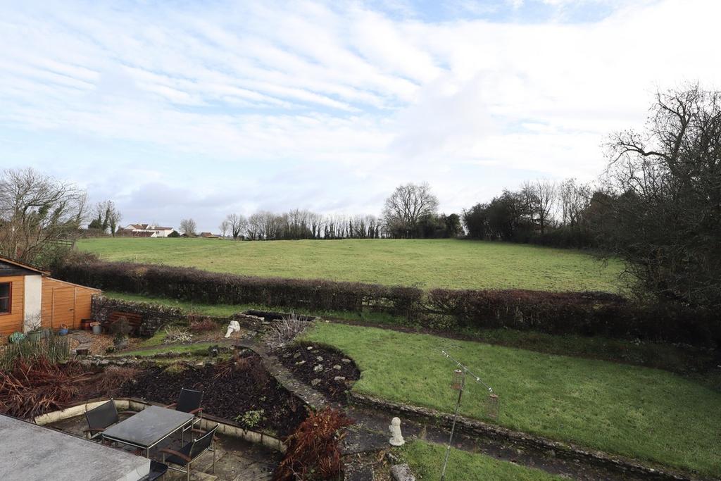 Rear garden and fields beyond