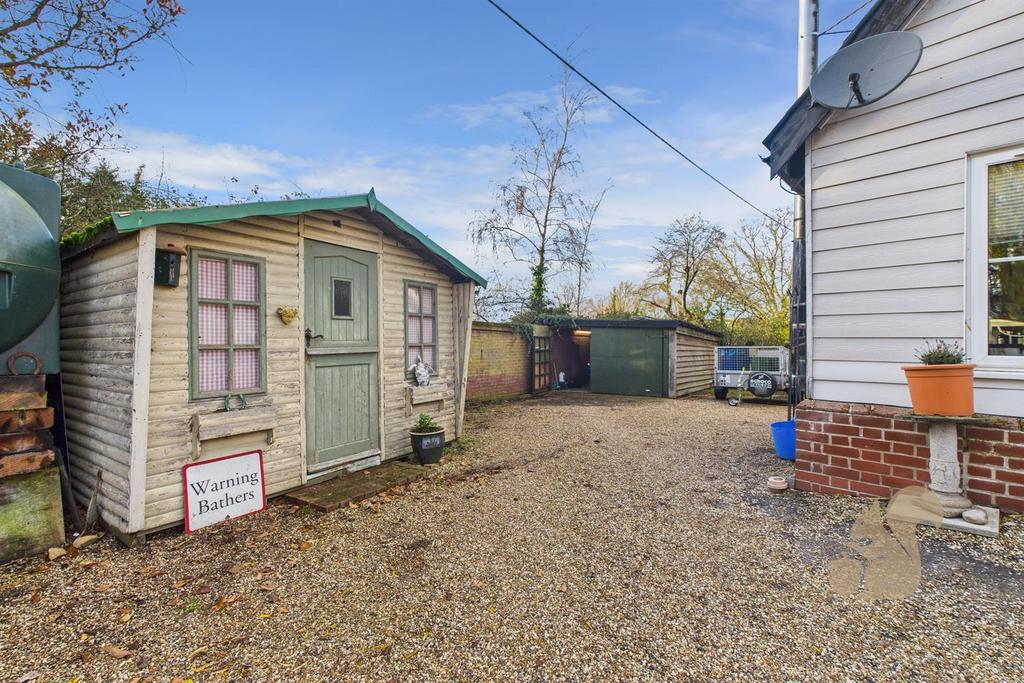 Exterior garage