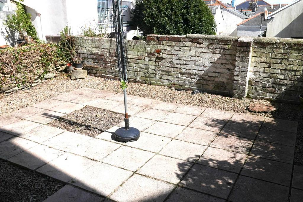 Rear courtyard