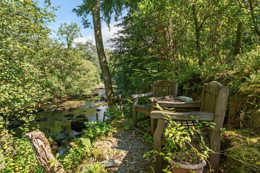 Private Riverside Seating Area