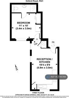 1 bedroom flat to rent, Oxford Road, Reading, RG1