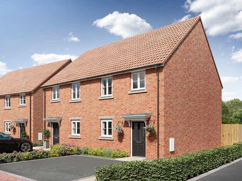 Exterior of the Lockwood - a semi-detached...