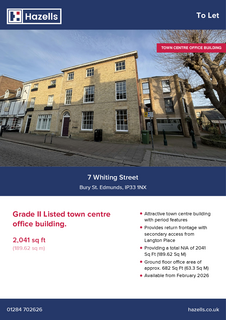 Office to rent, 7 Whiting St Bury St Edmunds IP33 1NX