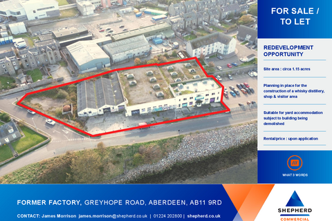 Land for sale, Greyhope Rd Aberdeen AB11 9RD