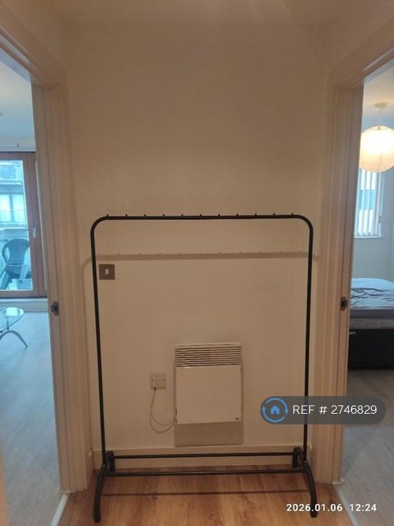 Hallway With a Cloth Hanger