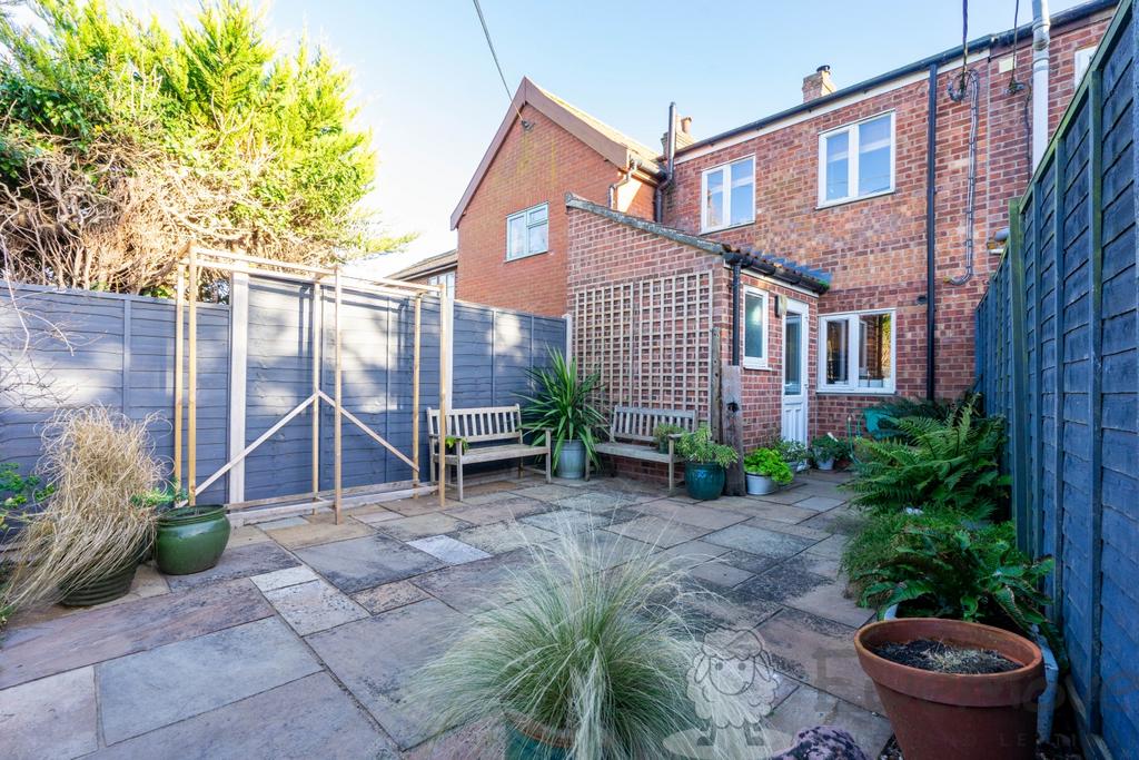 Patio Overlooking the Garden and Workshop