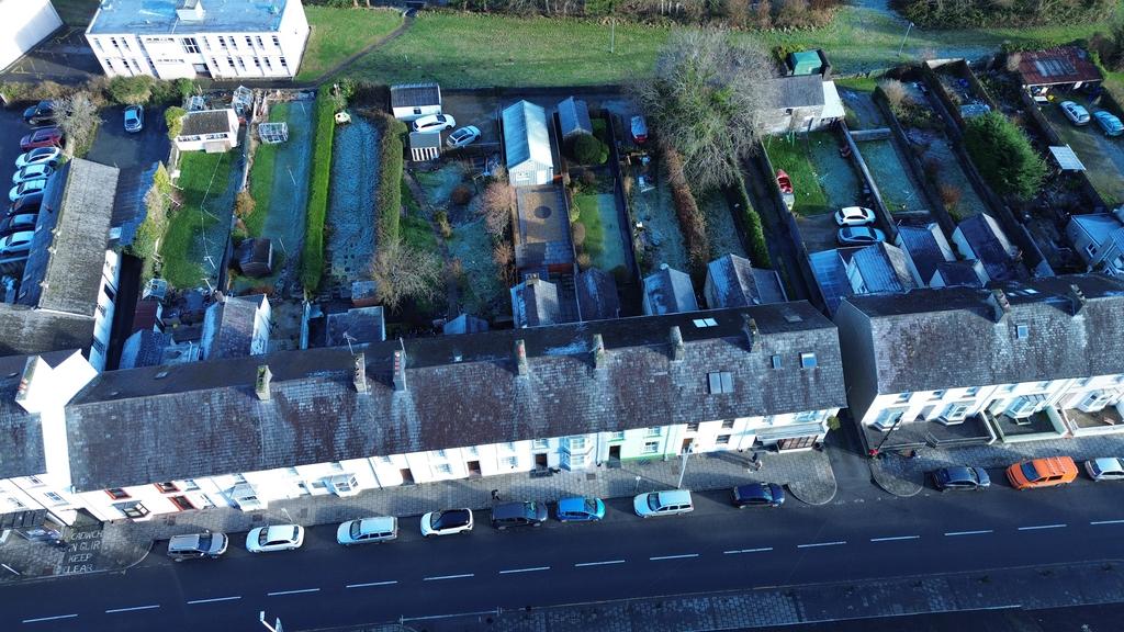 Aerial view of property