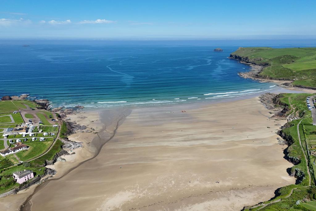 Nearby Polzeath beach is renowned for it's surf