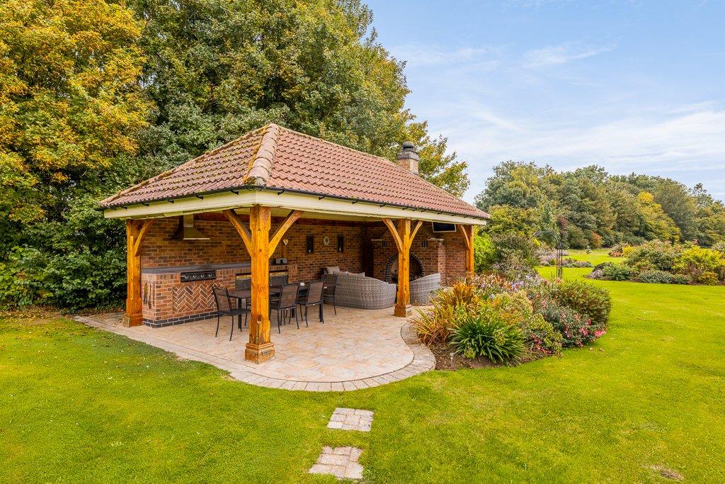 Covered Bbq Area