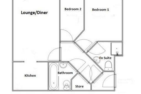 2 bedroom flat to rent, Westley Court, West Bromwich B71