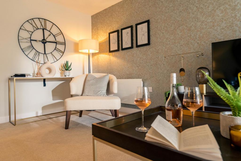 Show home living room