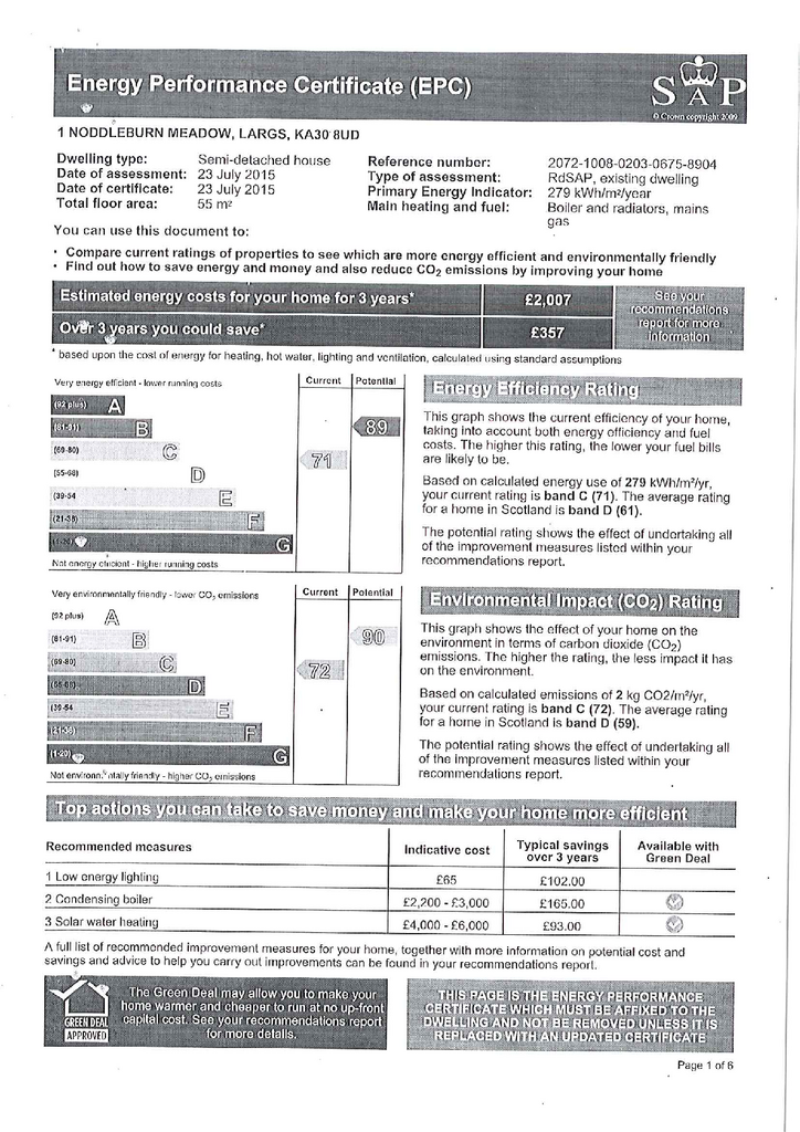EPC Certificate