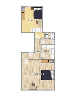2 bedroom flat to rent, 46A Barkston Gardens, London, SW5 0EN