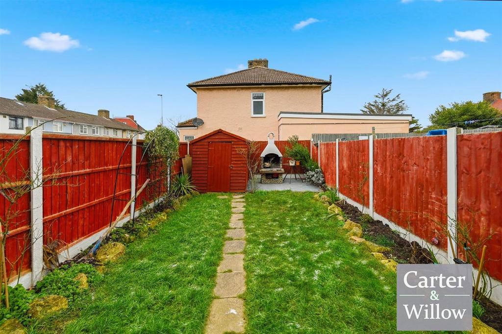 Private rear garden