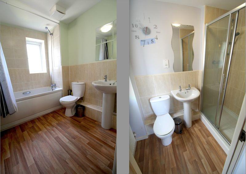 Bathroom and...