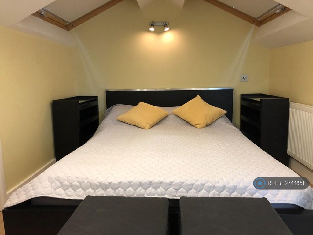 Bedroom With Blinds Closed