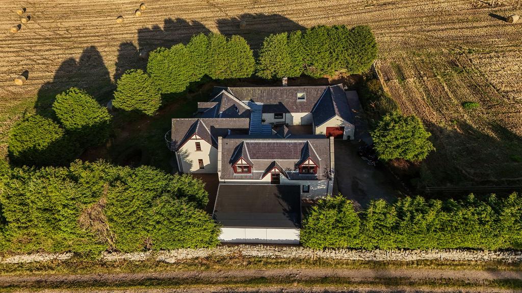 Aerial view from side elevation
