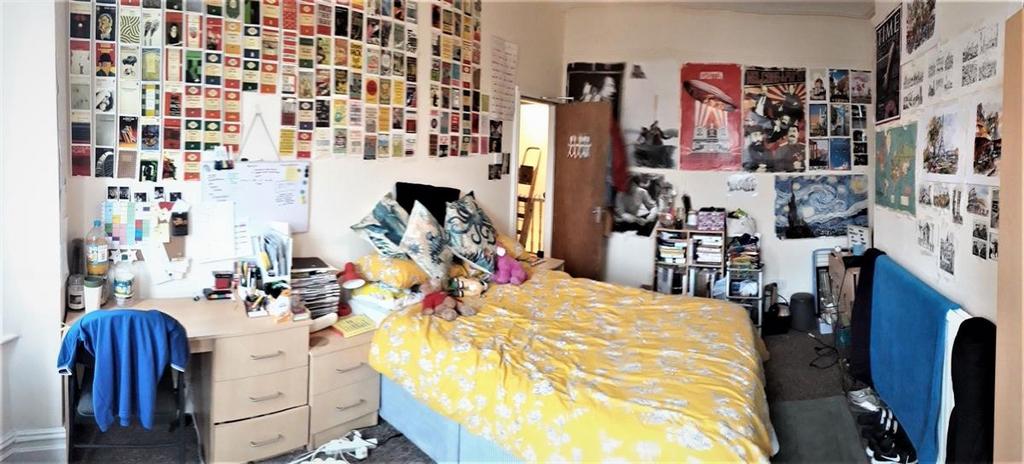 Bright, characterful bedroom with a double bed,...