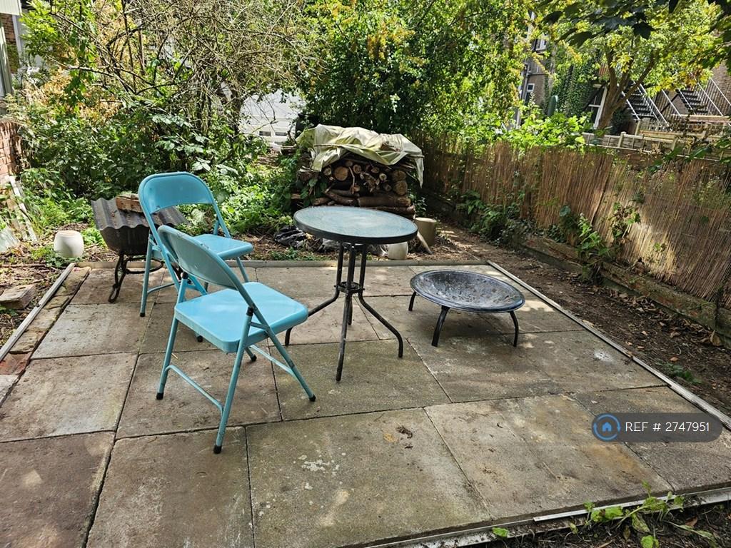 Private Garden Through Kitchen
