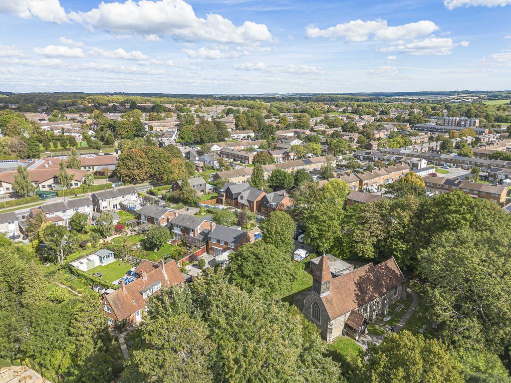 Drone view of area