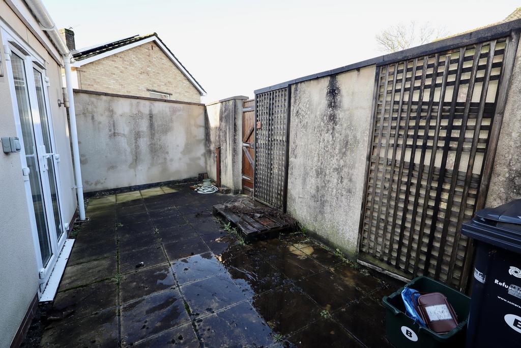 Rear courtyard