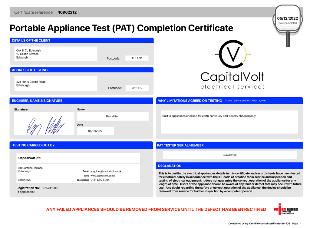 EPC Certificate