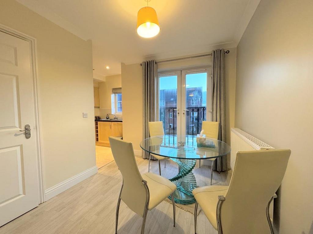 Open plan living dining room