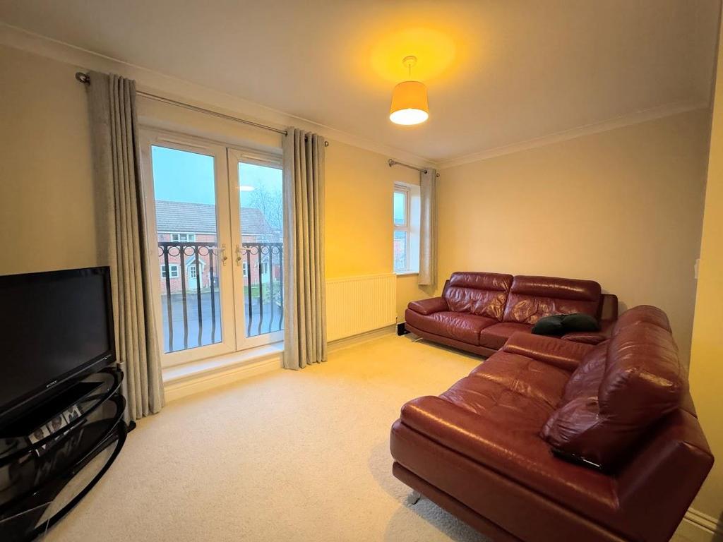 Open plan living dining room