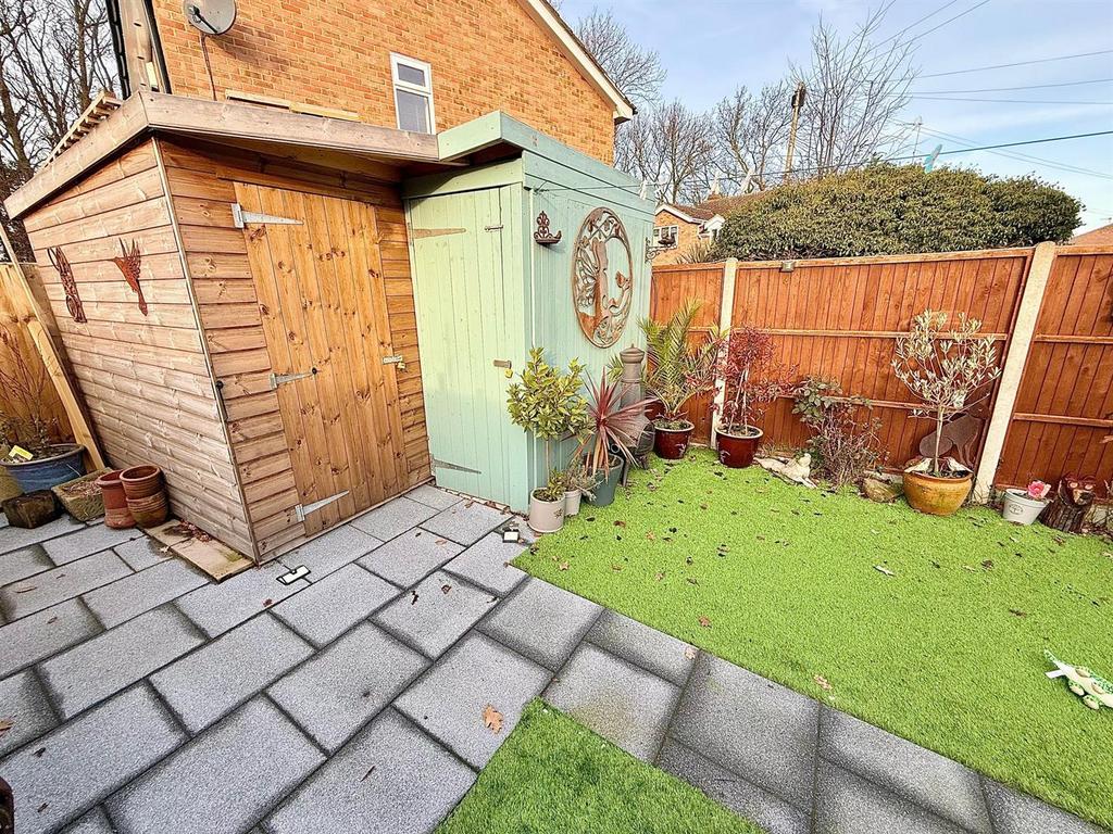 Rear Garden storage