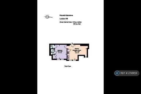 1 bedroom flat to rent, Warwick Mansions, London, SW5