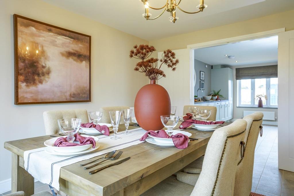 Choose which reception room for your dining table