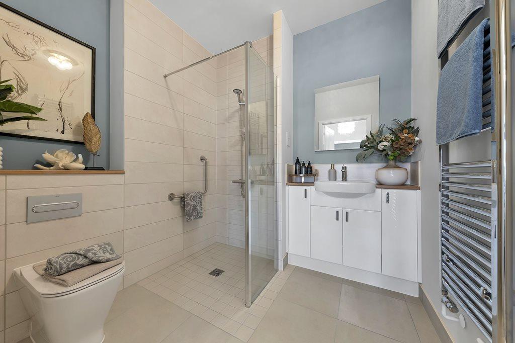Typical shower room