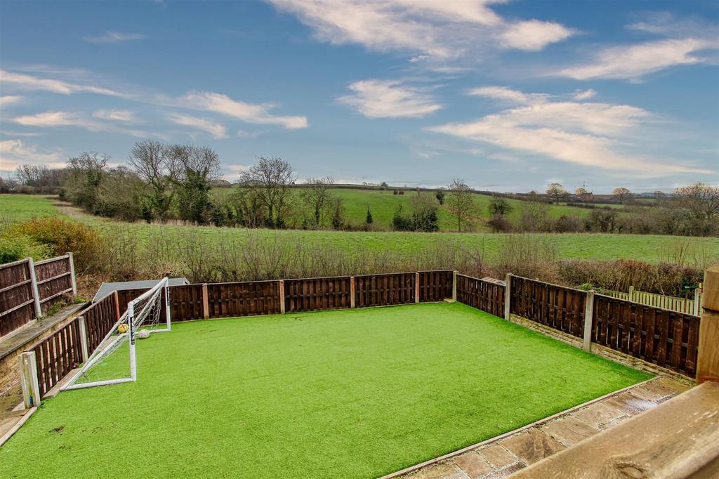 Rear garden and views