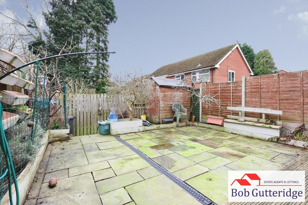 Enclosed rear garden