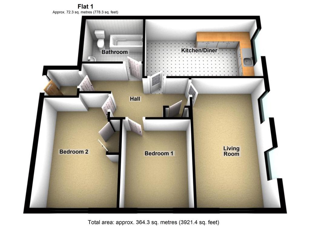 001-Flat 1