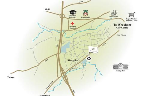 undefined, Phase 2, Manor Gardens, Wrexham Road, Wrexham LL14