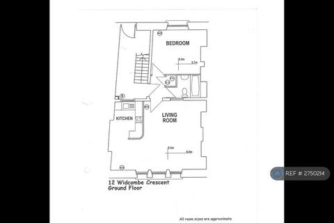 1 bedroom flat to rent, Widcombe Crescent, Bath, BA2