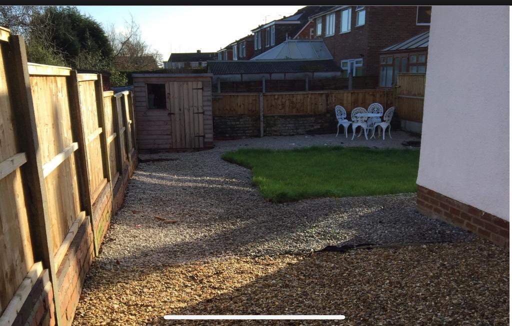 Rear garden