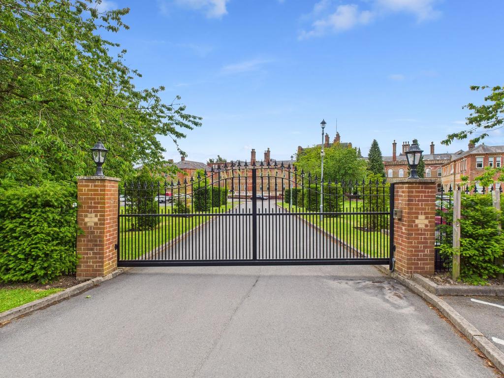 Gated Entrance to Hine Hall