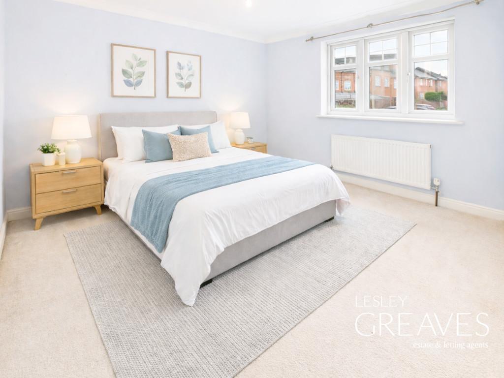 Virtually Staged Bedroom Two