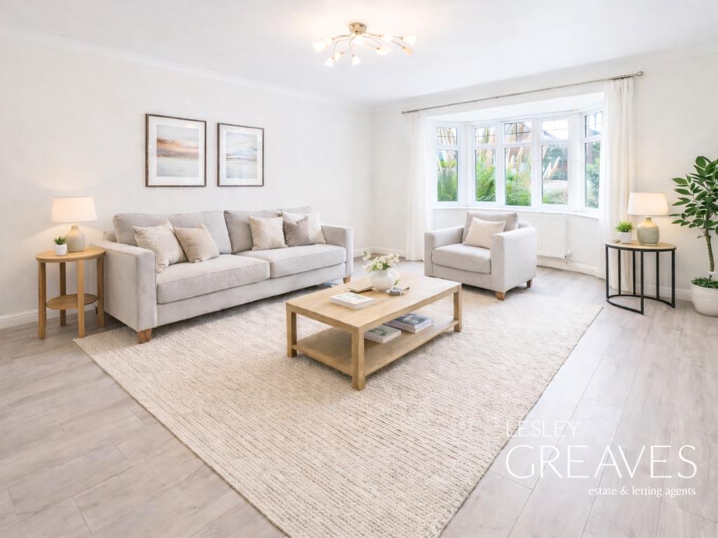 Virtually Staged Living Room