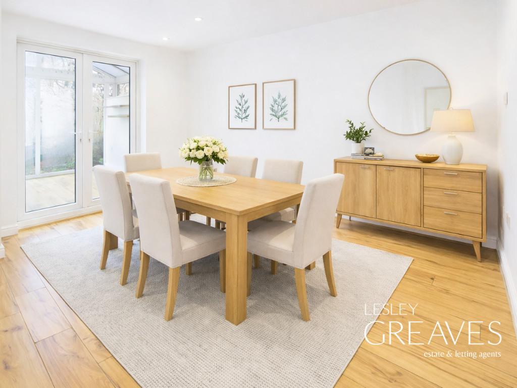 Virtually Staged Dining Area