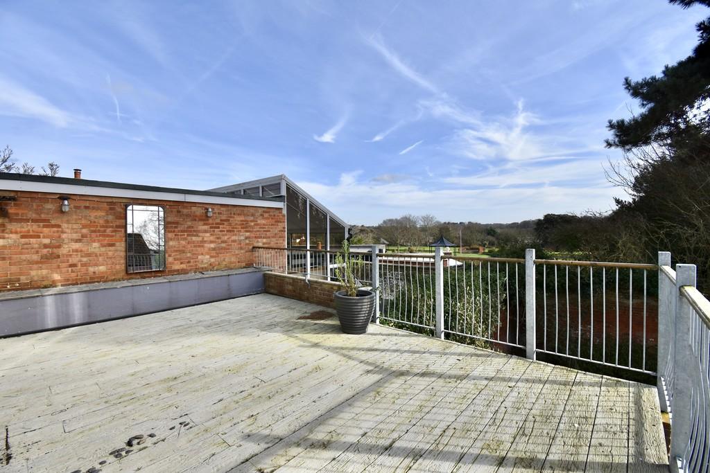 Elevated rear terrace