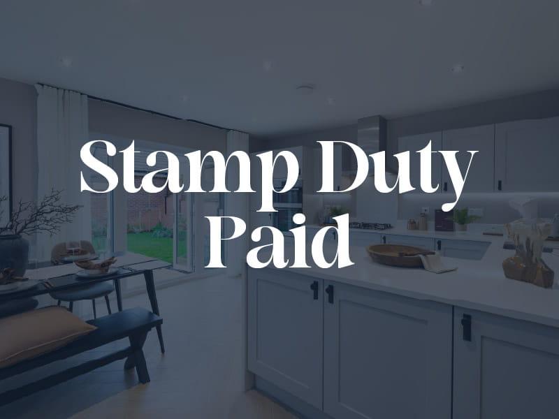 Listing Stamp Duty Paid