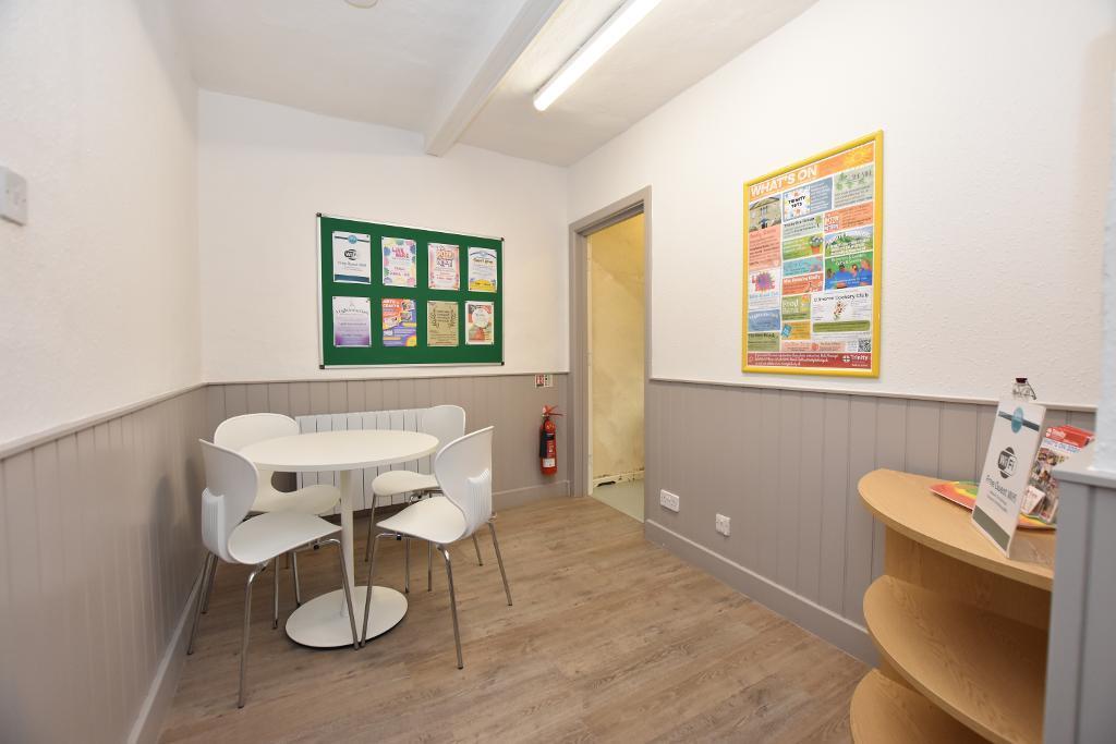 Communal dining area