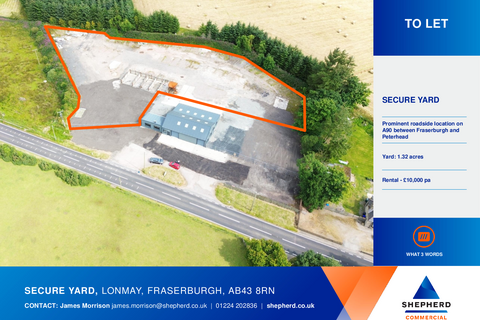 Land to rent, Lonmay Fraserburgh AB43 8RN